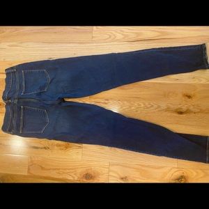 Gap Skinny Jeans - dark wash - 8L - high waisted